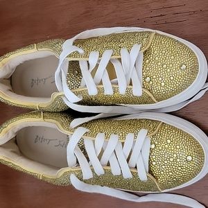Betsy Johnson Rhinestone Tennis Shoes